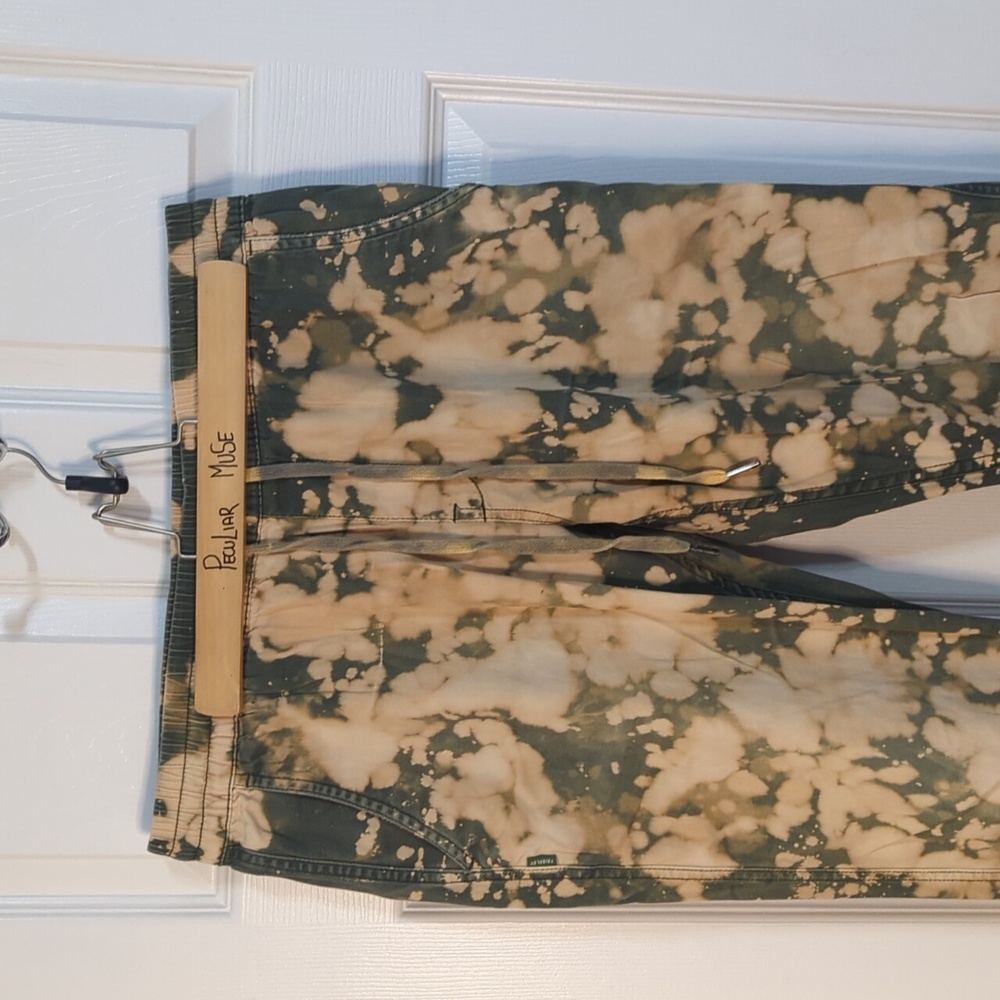 Green Cargo Tie Dye Pant